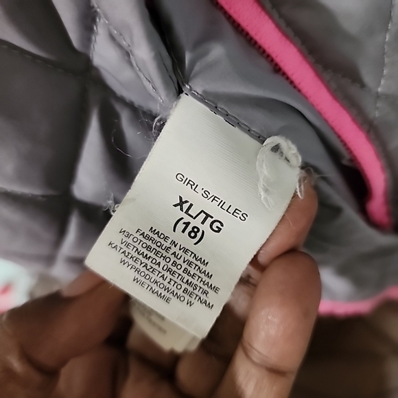 Northface Girls 2 SIDED Coat. Size XL - Picture 4 of 5